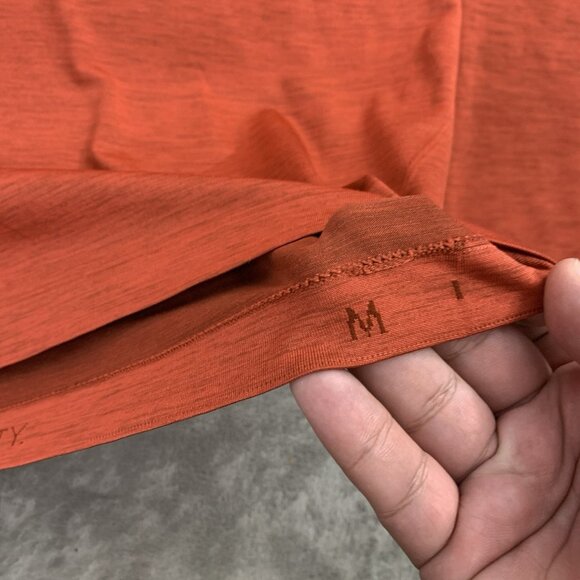 Lululemon Shirt Men Medium Metal Vent Tech LS Henley Performance Athleisure Top - Picture 5 of 7